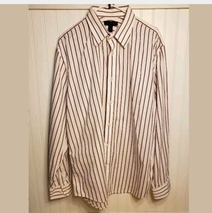 Express Design Studio Striped Shirt Sz XL 17-17.5